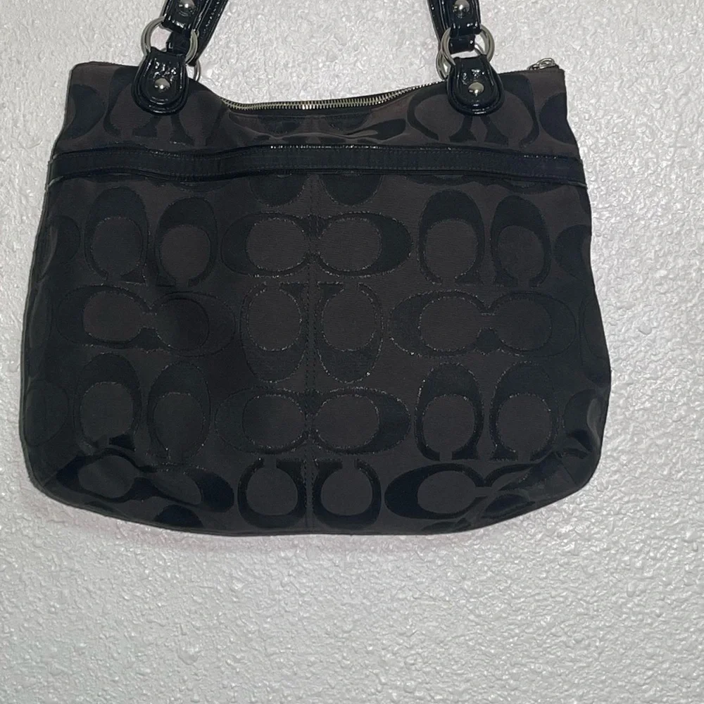Coach black signature Women's Bag